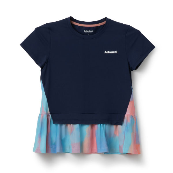 【販売開始前商品 3月上旬発売予定】アドミラル フェイクレイヤーヘムグラフィックTEE （ ATLA603-30 ）[ Admiral LS レディース ]26SS