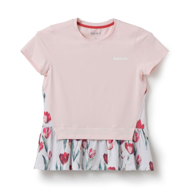 【販売開始前商品 3月上旬発売予定】アドミラル フェイクレイヤーヘムグラフィックTEE （ ATLA603-48 ）[ Admiral LS レディース ]26SS