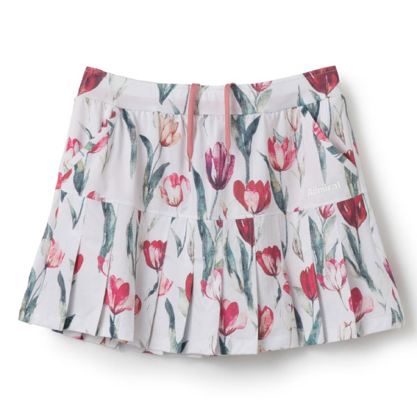 【販売開始前商品 3月上旬発売予定】アドミラル グラフィックプリーツスコート （ ATLA604-48 ）[ Admiral SK レディース ]26SS