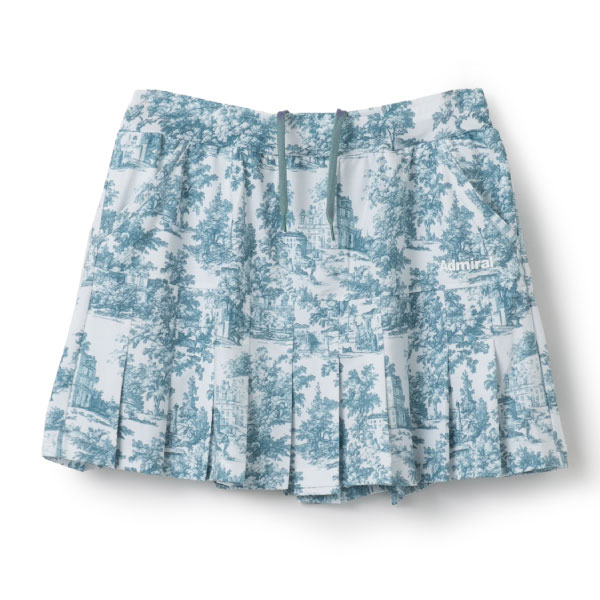【販売開始前商品 3月上旬発売予定】アドミラル グラフィックプリーツスコート （ ATLA604-60 ）[ Admiral SK レディース ]26SS