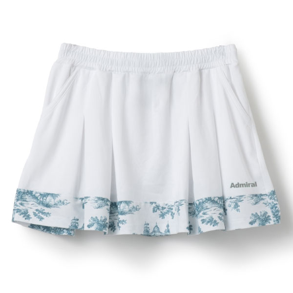 【販売開始前商品 3月上旬発売予定】アドミラル グラフィックヘムタックプリーツスコート （ ATLA605-00 ）[ Admiral SK レディース ]26SS