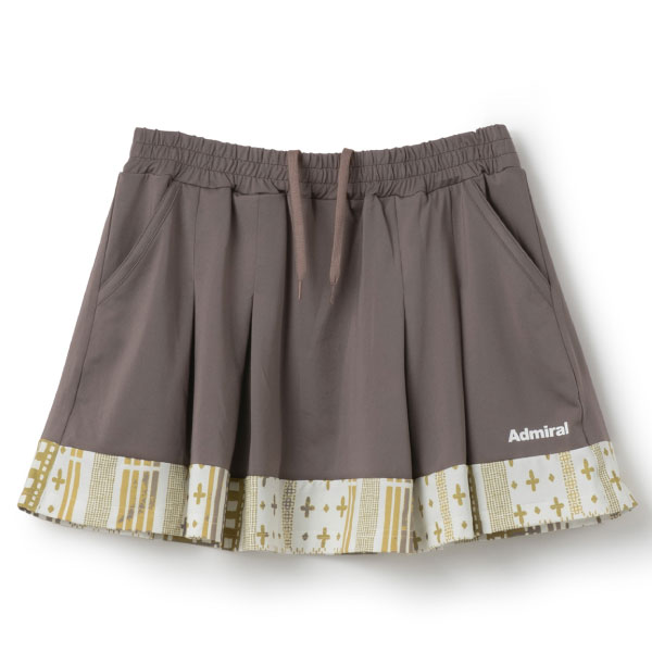 【販売開始前商品 3月上旬発売予定】アドミラル グラフィックヘムタックプリーツスコート （ ATLA605-25 ）[ Admiral SK レディース ]26SS