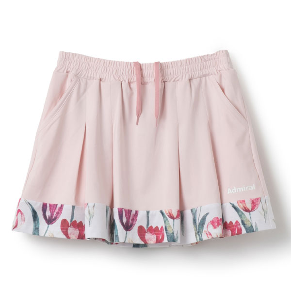 【販売開始前商品 3月上旬発売予定】アドミラル グラフィックヘムタックプリーツスコート （ ATLA605-48 ）[ Admiral SK レディース ]26SS