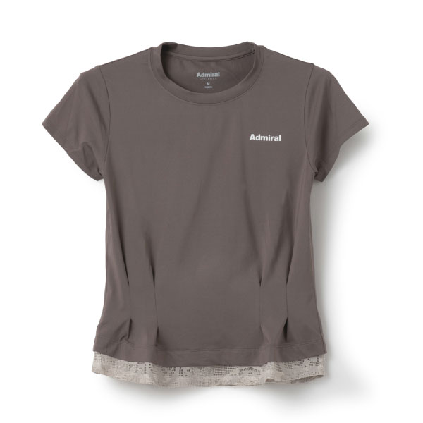 【販売開始前商品 3月上旬発売予定】アドミラル レースヘムタックフレアTEE （ ATLA615-25 ）[ Admiral LS レディース ]26SS