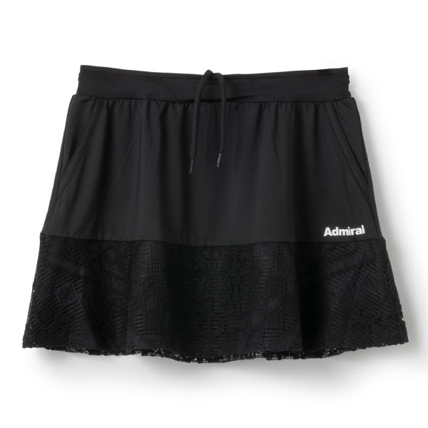 【販売開始前商品 3月上旬発売予定】アドミラル レースレイヤードフレアスコート （ ATLA616-10 ）[ Admiral SK レディース ]26SS