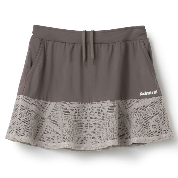 【販売開始前商品 3月上旬発売予定】アドミラル レースレイヤードフレアスコート （ ATLA616-25 ）[ Admiral SK レディース ]26SS