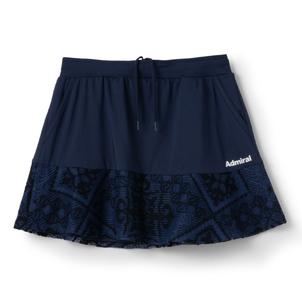 【販売開始前商品 3月上旬発売予定】アドミラル レースレイヤードフレアスコート （ ATLA616-30 ）[ Admiral SK レディース ]26SS
