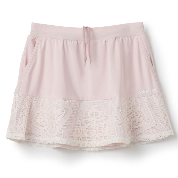 【販売開始前商品 3月上旬発売予定】アドミラル レースレイヤードフレアスコート （ ATLA616-48 ）[ Admiral SK レディース ]26SS