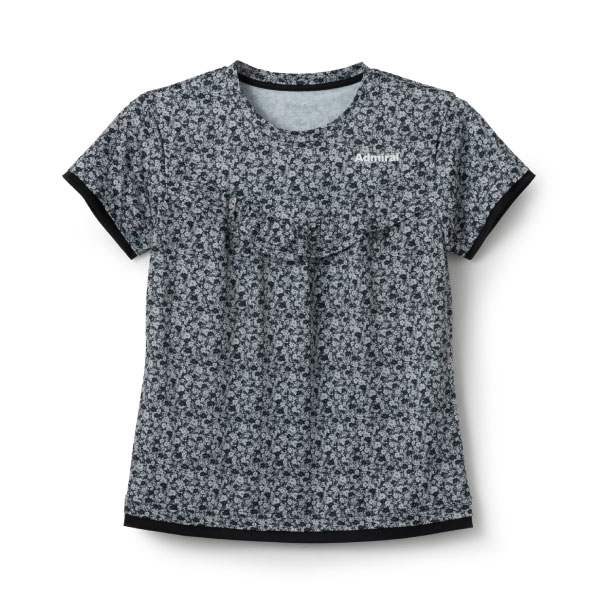【販売開始前商品 第2弾 3月中旬発売】アドミラル フラワープリントギャザーTEE （ ATLA618-10 ）[ Admiral LS レディース ]26SS