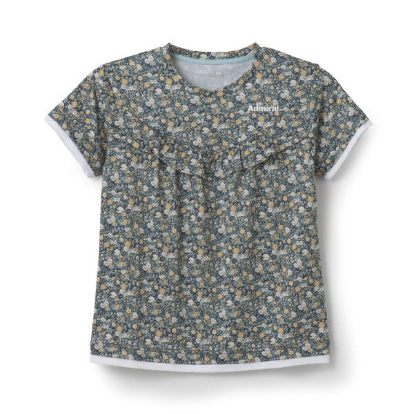 【販売開始前商品 第2弾 3月中旬発売】アドミラル フラワープリントギャザーTEE （ ATLA618-70 ）[ Admiral LS レディース ]26SS