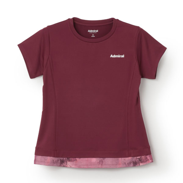 【販売開始前商品 8月中旬発売】アドミラル グラフィックヘムレイヤーTEE （ ATLA641-55 ）[ Admiral LS レディース ]26FW