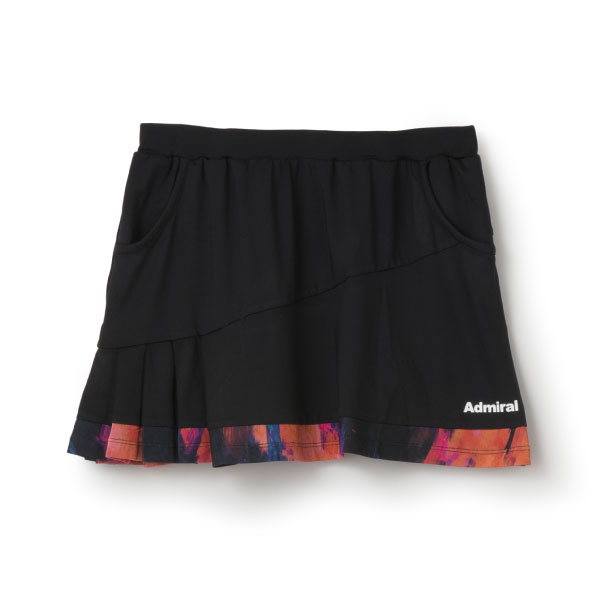 【販売開始前商品 8月中旬発売】アドミラル アシメプリーツグラフィックヘムスコート （ ATLA643-10 ）[ Admiral SK レディース ]26FW