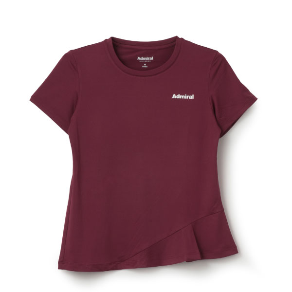 【販売開始前商品 8月中旬発売】アドミラル アシンメトリータックヘムTEE （ ATLA646-55 ）[ Admiral LS レディース ]26FW