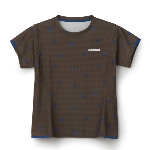 アドミラル フラワーチェックサイドフレアTEE （ ATLA655-20 ）[ Admiral LS レディース ]26FW
