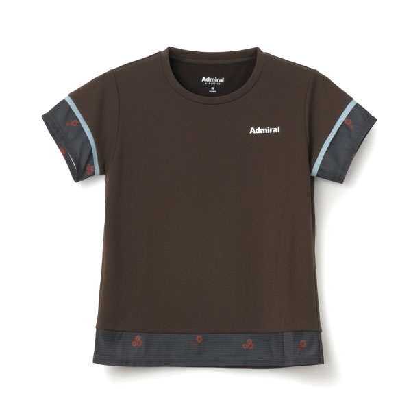 アドミラル ブロッキングフラワーチェックTEE （ ATLA656-22 ）[ Admiral LS レディース ]26FW