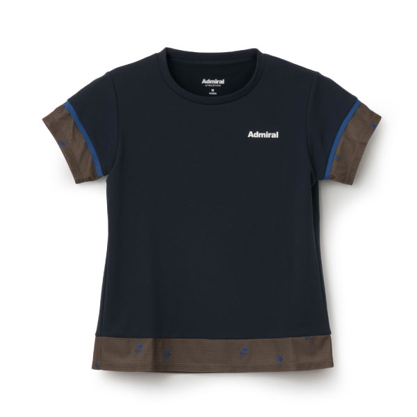 アドミラル ブロッキングフラワーチェックTEE （ ATLA656-30 ）[ Admiral LS レディース ]26FW