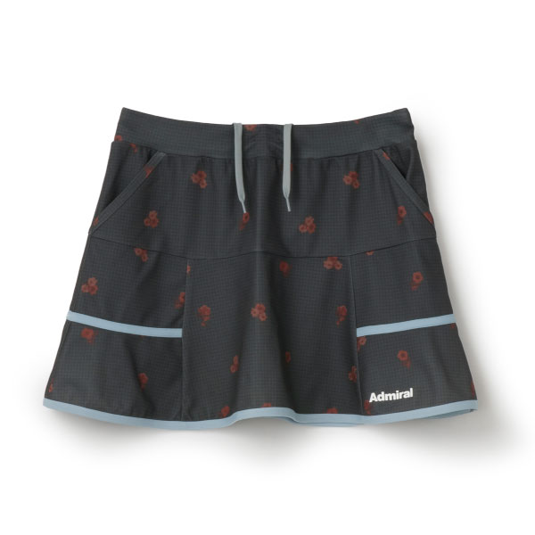 アドミラル フラワーチェックヘムラインスコート （ ATLA659-18 ）[ Admiral SK レディース ]26FW
