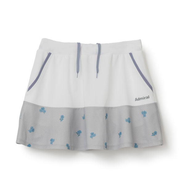 アドミラル フラワーチェックフレアスコート （ ATLA660-01 ）[ Admiral SK レディース ]26FW