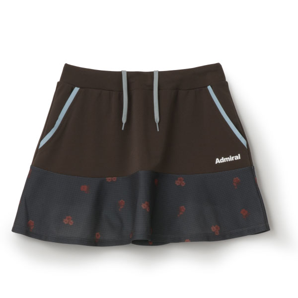 アドミラル フラワーチェックフレアスコート （ ATLA660-22 ）[ Admiral SK レディース ]26FW
