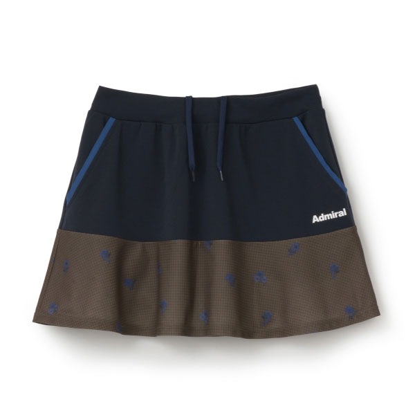 アドミラル フラワーチェックフレアスコート （ ATLA660-30 ）[ Admiral SK レディース ]26FW