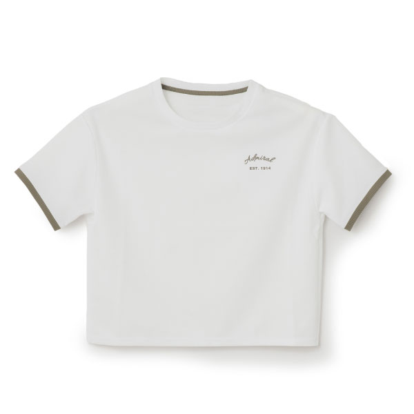 アドミラル クロップド丈TEE （ ATLA669-01 ）[ Admiral LS レディース ]26FW