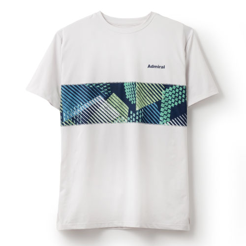【SALE】アドミラル ブロッキングライングラフィックTEE （ ATMA401-68 ）[ Admiral MS メンズ ]24SS