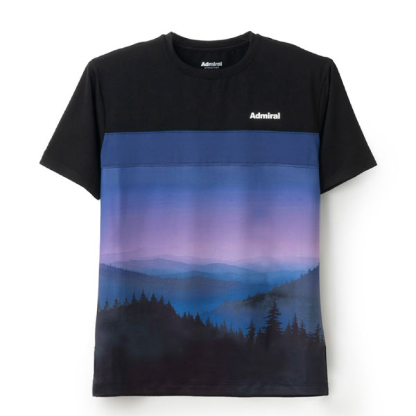 未使用　アドミラル　М ADMIRAL アドミラル サイドビッグロゴTEE ATMA414 070 イエロー