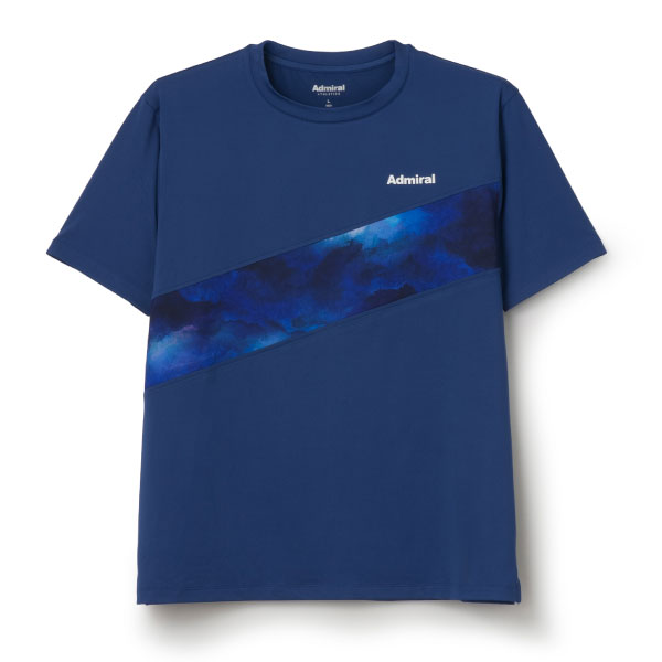 【販売開始前商品 8月中旬発売】アドミラル ダイヤゴナルスイッチグラフィックTEE （ ATMA613-32 ）[ Admiral MS メンズ ]26FW