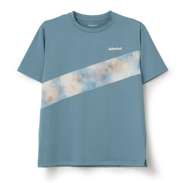 【販売開始前商品 8月中旬発売】アドミラル ダイヤゴナルスイッチグラフィックTEE （ ATMA613-35 ）[ Admiral MS メンズ ]26FW