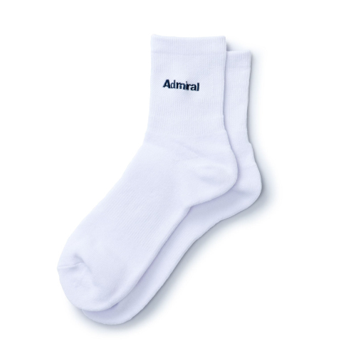 アドミラル [25-28cm] ロゴ刺繍ソックス （ ATMZ408 ）[ Admiral MSC アクセサリー ]24FW