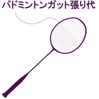バドミントンガット張り代(BD-GUT)