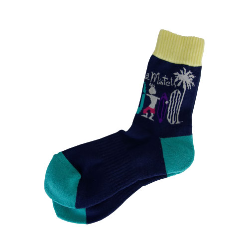 バルデマッチ メンズハーフソックス （ BDM-A1407-040 ）[ Balle de match Tennis MSC メンズ ]21SS【メーカー取寄せ商品】