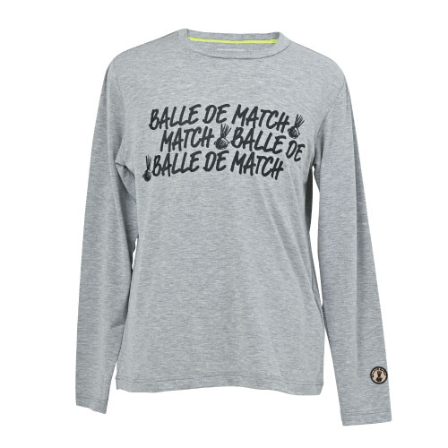 【初売り1月12日迄ポイント10倍】【SALE】バルデマッチ ロングTシャツ （ BDM - B1111 - 031 ）[ Balle de match Tennis MS メンズ ]22FW【メーカー取寄せ商品】