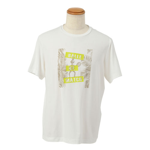 バルデマッチ デザインTシャツ （ BDM-D1108-011 ）[ Balle de match Tennis MS メンズ ]24SS【メーカー取寄せ商品】