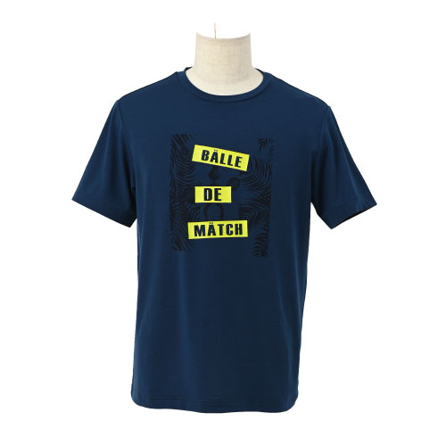 バルデマッチ デザインTシャツ （ BDM-D1108-040 ）[ Balle de match Tennis MS メンズ ]24SS【メーカー取寄せ商品】