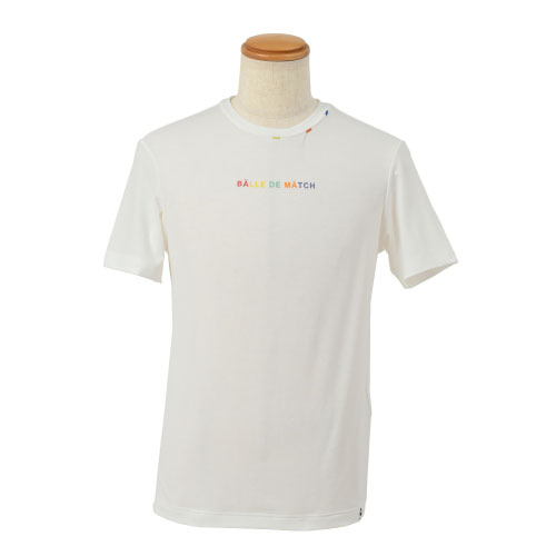 バルデマッチ バックプリントTシャツ （ BDM-D1109-011 ）[ Balle de match Tennis MS メンズ ]24SS【メーカー取寄せ商品】