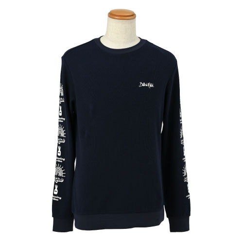 バルデマッチ ワッフルトレーナー （ BDM-D1111-040 ）[ Balle de match Tennis MSWS メンズ ]24SS【メーカー取寄せ商品】