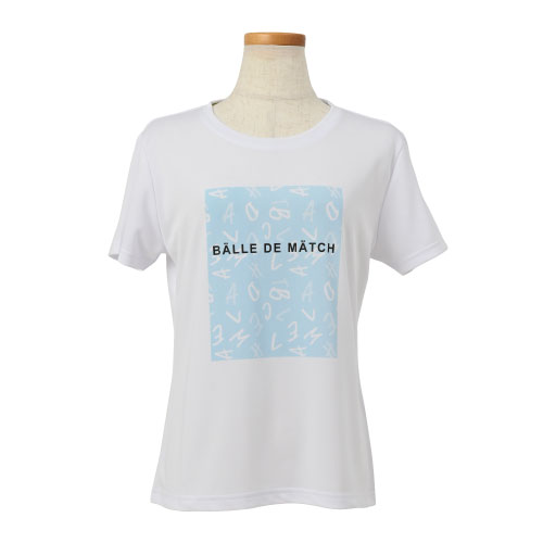 バルデマッチ プリントTシャツ （ BDM-D1204-213 ）[ Balle de match Tennis LS レディース ]24SS【メーカー取寄せ商品】