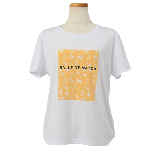 バルデマッチ プリントTシャツ （ BDM-D1204-214 ）[ Balle de match Tennis LS レディース ]24SS【メーカー取寄せ商品】
