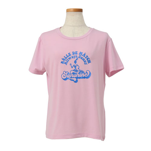 バルデマッチ サニープリントTシャツ （ BDM-D1212-081 ）[ Balle de match Tennis LS レディース ]24SS【メーカー取寄せ商品】