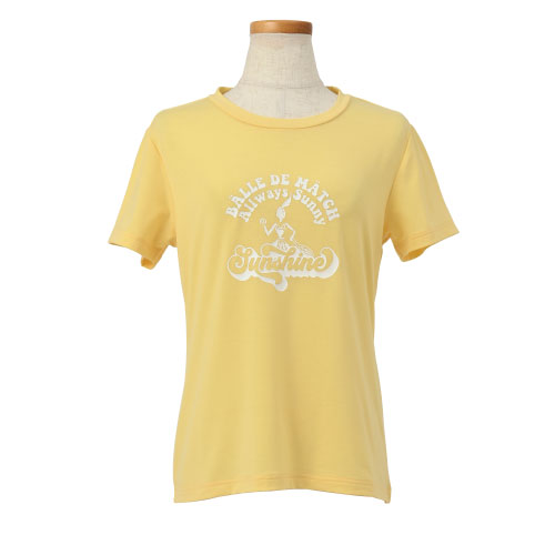 バルデマッチ サニープリントTシャツ （ BDM-D1212-090 ）[ Balle de match Tennis LS レディース ]24SS【メーカー取寄せ商品】