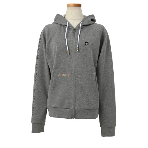 バルデマッチ サマースウェットフーディージャケット （ BDM-D1217-030 ）[ Balle de match Tennis LSWS レディース ]24SS【メーカー取寄せ商品】