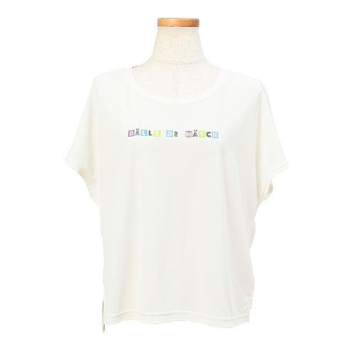 バルデマッチ ロゴゲームシャツ （ BDM-E1204-010 ）[ Balle de match Tennis LS レディース ]25SS【メーカー取寄せ商品】