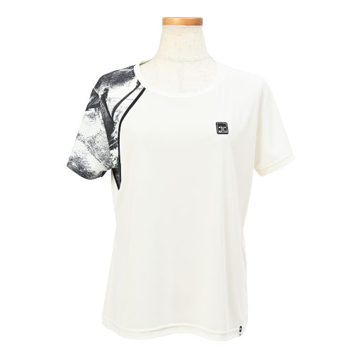 バルデマッチ 袖切替ゲームシャツ （ BDM-E1205-010 ）[ Balle de match Tennis LS レディース ]25SS【メーカー取寄せ商品】