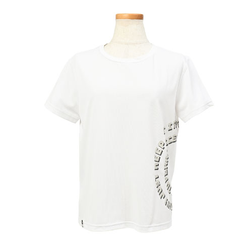 バルデマッチ サークルプリントゲームシャツ （ BDM-E1208-010 ）[ Balle de match Tennis LS レディース ]25SS【メーカー取寄せ商品】