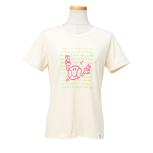 バルデマッチ ジェルプリントTシャツ （ BDM-E1212-011 ）[ Balle de match Tennis LS レディース ]25SS【メーカー取寄せ商品】