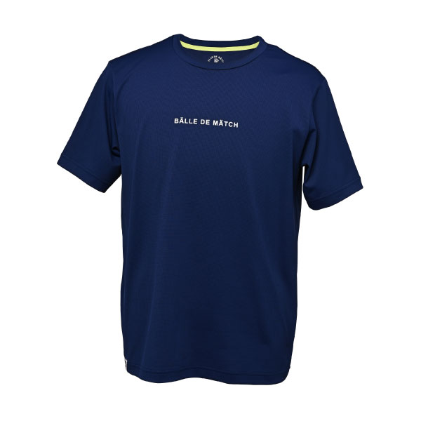 バルデマッチ バックプリントTシャツ （ BDM-F1110-040 ）[ Balle de match Tennis MS メンズ ]26SS【メーカー取寄せ商品】