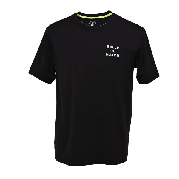 バルデマッチ ワンポイントシシュウTシャツ （ BDM-F1114-020 ）[ Balle de match Tennis MS メンズ ]26SS【メーカー取寄せ商品】