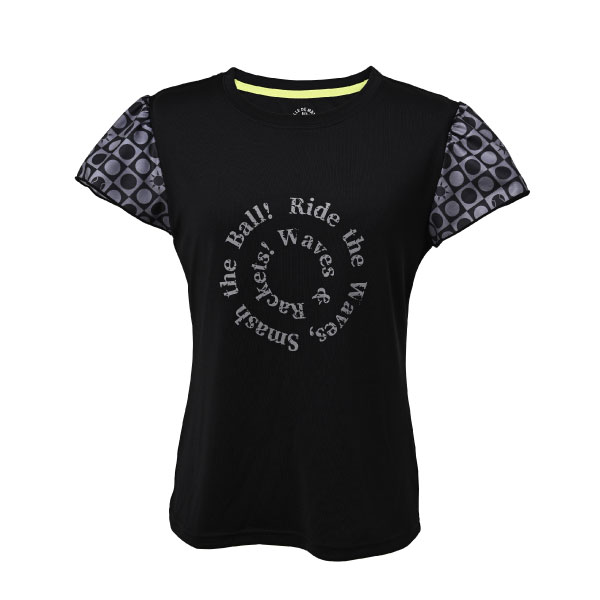バルデマッチ グラフィックゲームシャツ （ BDM-F1204-020 ）[ Balle de match Tennis LS レディース ]26SS【メーカー取寄せ商品】