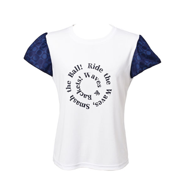 バルデマッチ グラフィックゲームシャツ （ BDM-F1204-040 ）[ Balle de match Tennis LS レディース ]26SS【メーカー取寄せ商品】